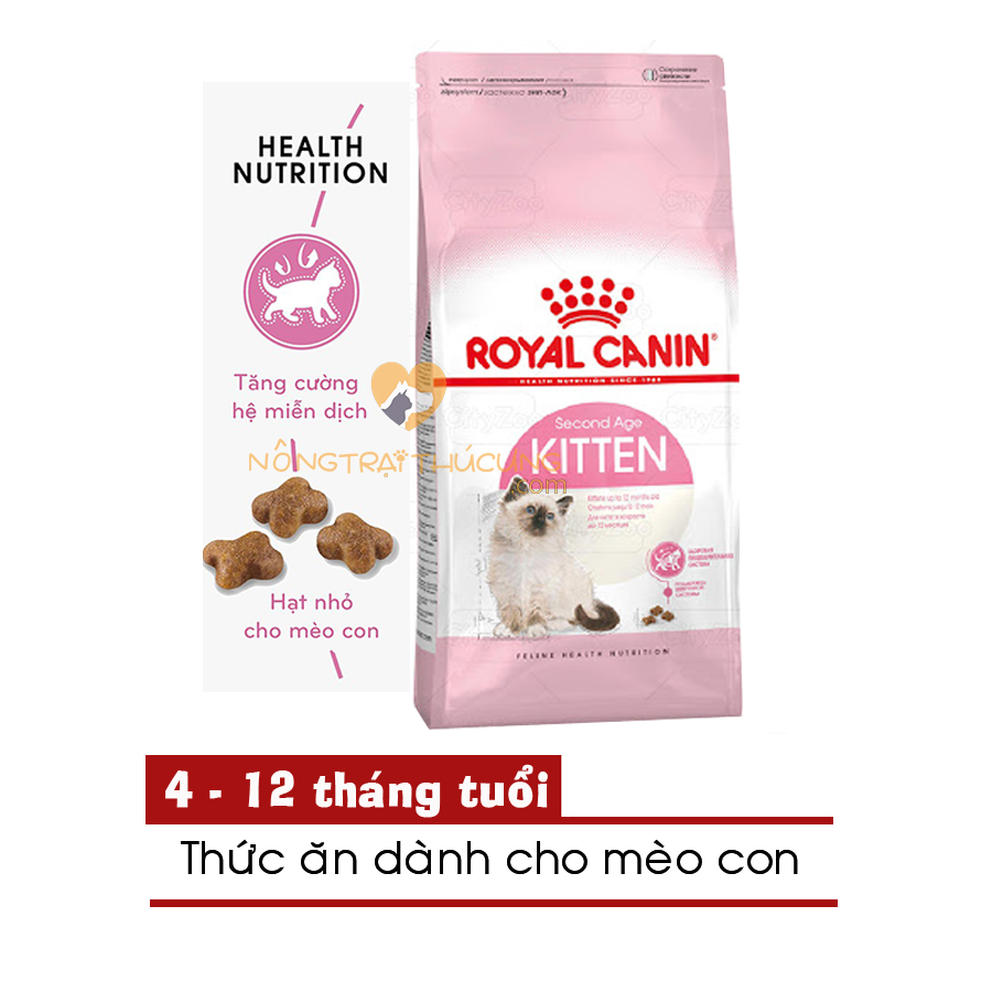 Thức ăn hạt cho mèo con Royal Canin Kitten 10kg - [Nông Trại Thú Cưng]