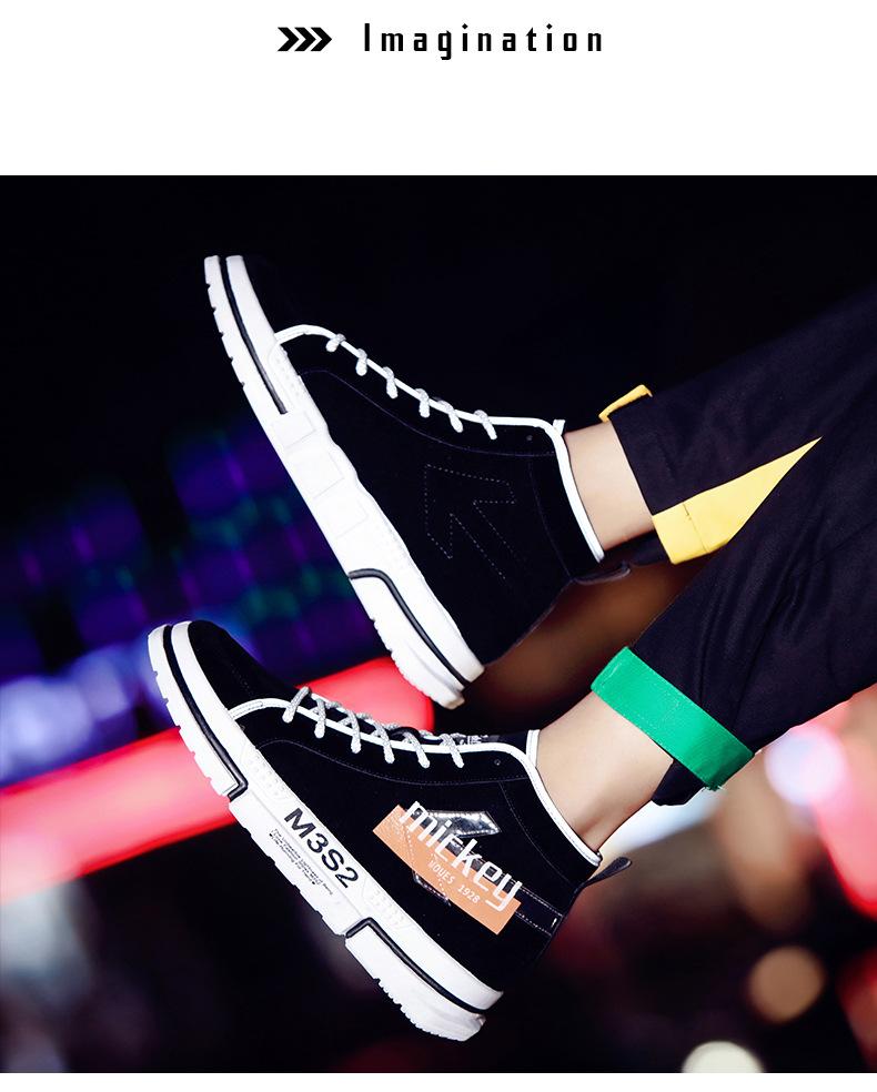 Giày sneaker phản quang Hot Trend 2022 (M02) (Đen)