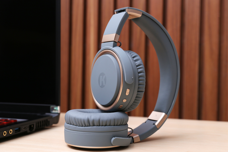 Tai nghe Bluetooth Kanen K6 Xám Gold