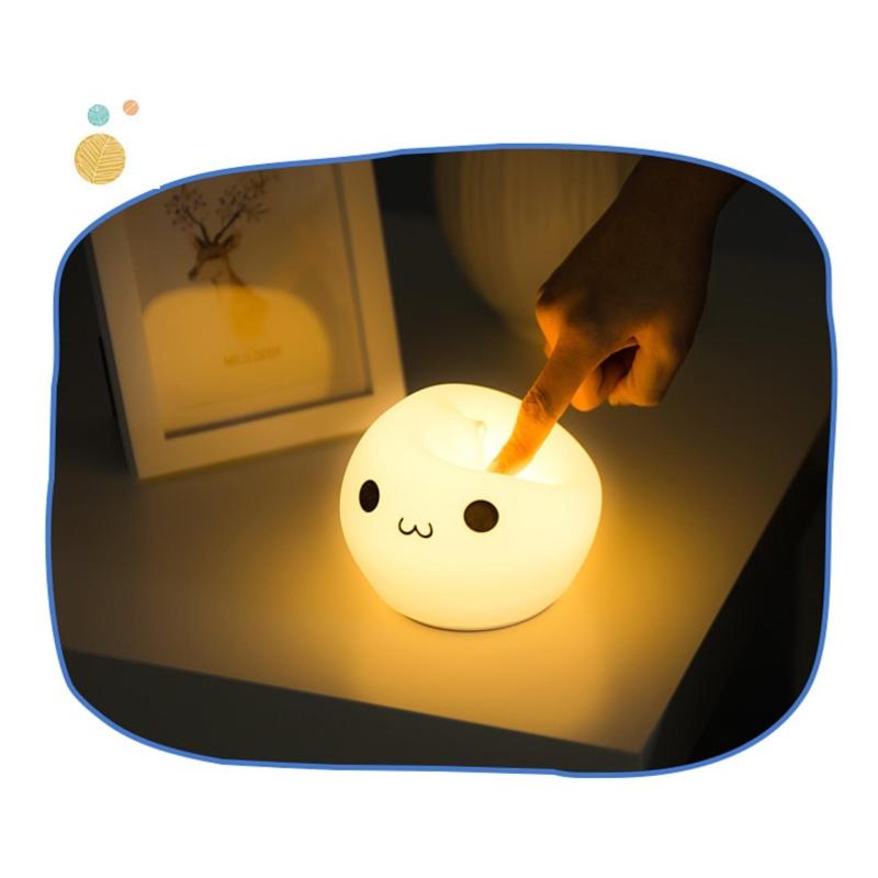 Bảng giá Đèn ngủ dễ thương hình giọt nước (Led đổi màu) silicon dẻo cao cấp dây sạc USB