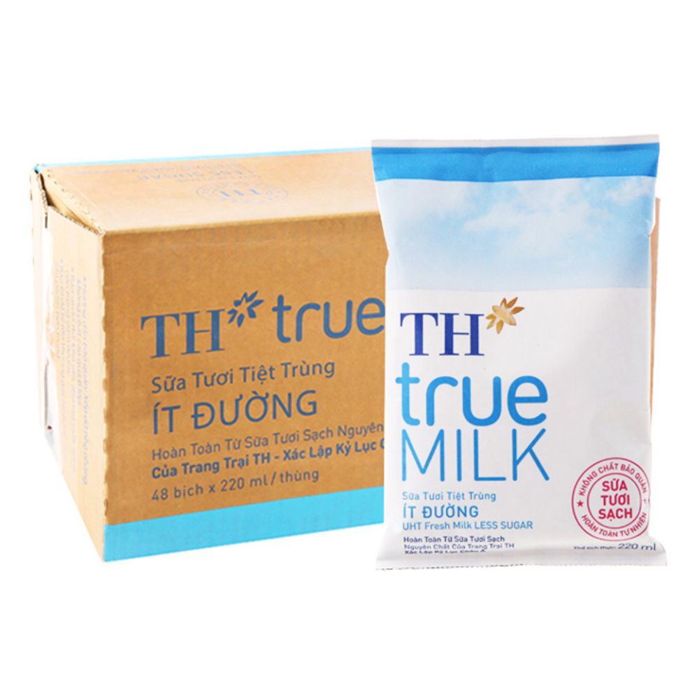 Sữa tươi TH true milk ít đường