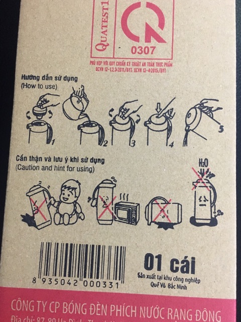 Phích nước 1lít Rạng Đông RD-1040 TS