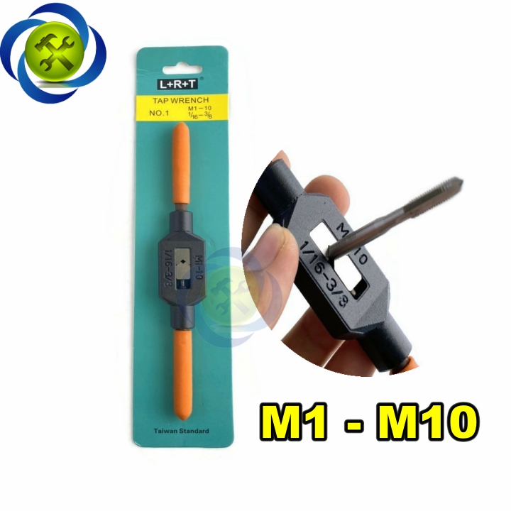 Tay quay taro m1-m10 l+r+t dài 180mm cán bọc nhựa