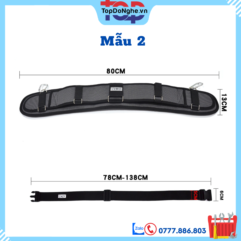 Dây đai đeo túi đồ nghề điện thương hiệu RTX