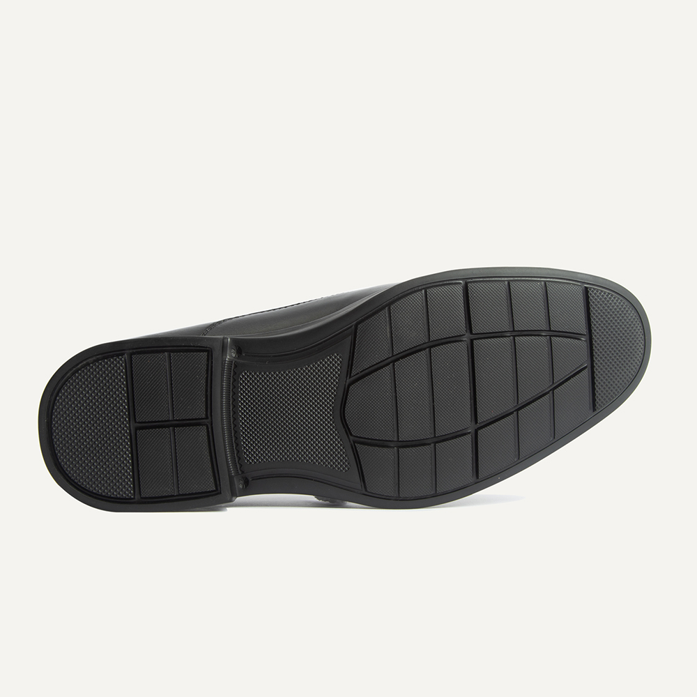 Giày tây nam MULGATI Basic Black không dây da trơn - SP17519-07
