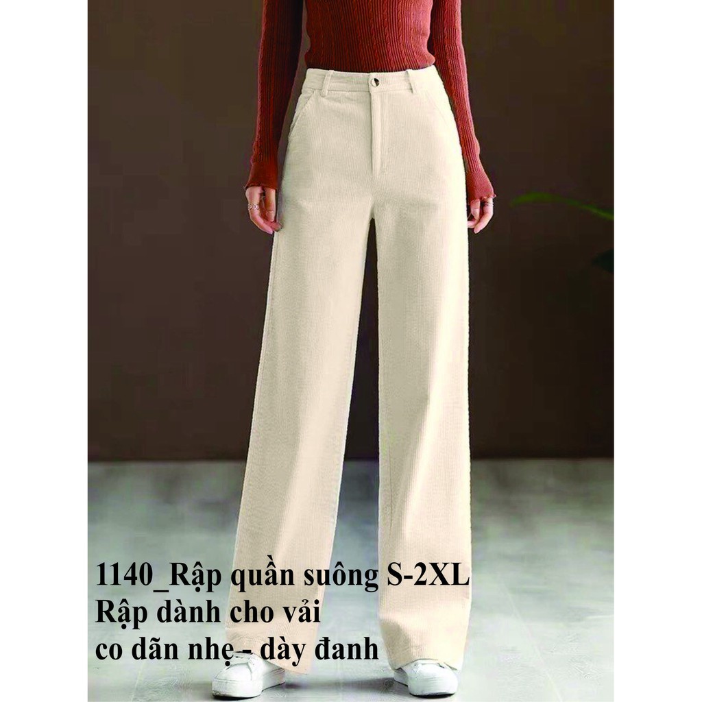 Rập quần suông mã 1140 - giấy a0