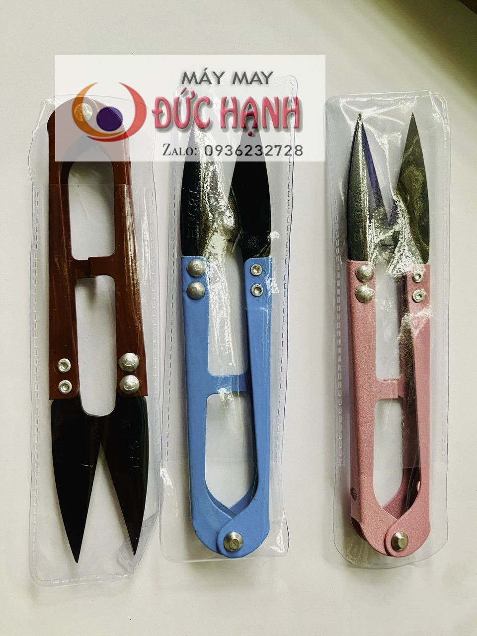 Kéo bấm chỉ, kéo bấm vải - vỉ 12 cái