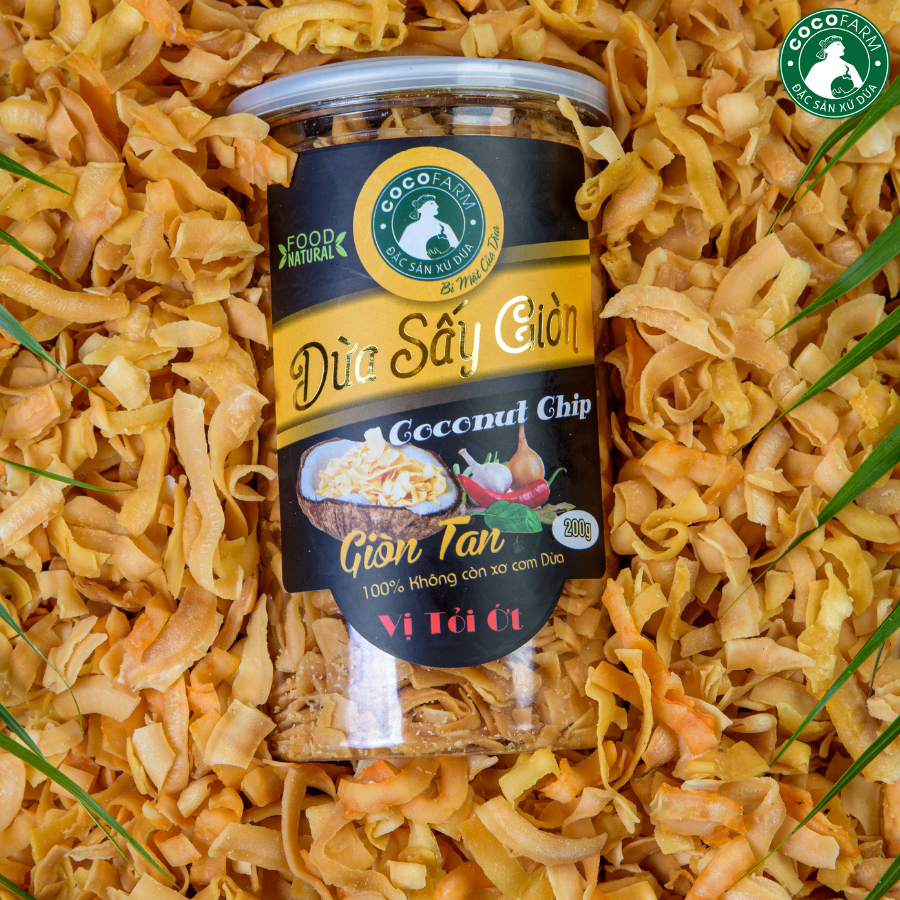COMBO 3 hộp dừa sấy giòn cao cấp Cocofarm