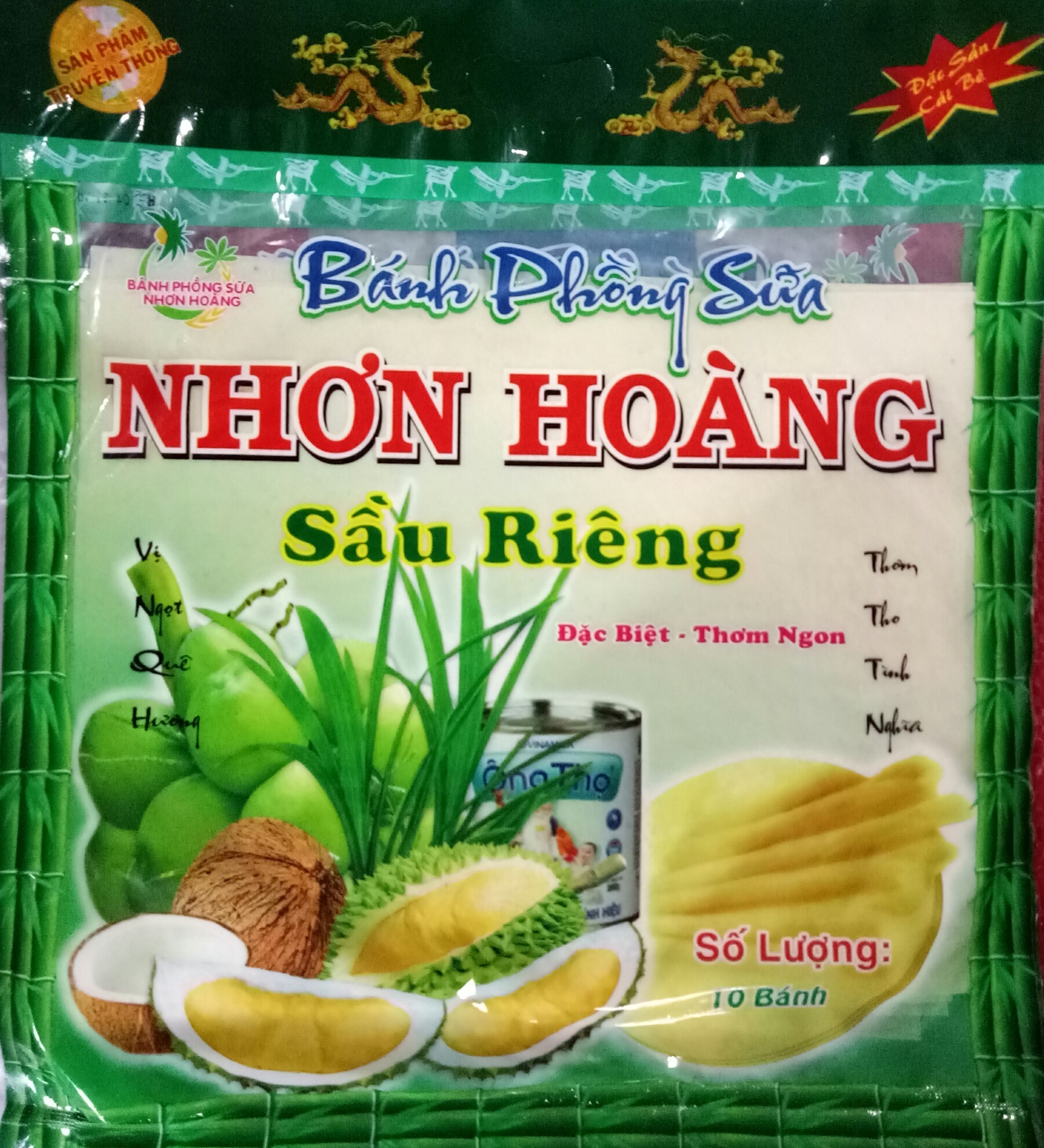 1 bịch bánh phồng sữa nhơn hoàng thơm ngon