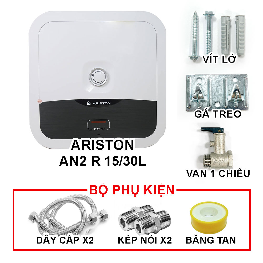 ARISTON AN2 R 15/30L - Bình nóng lạnh gián tiếp