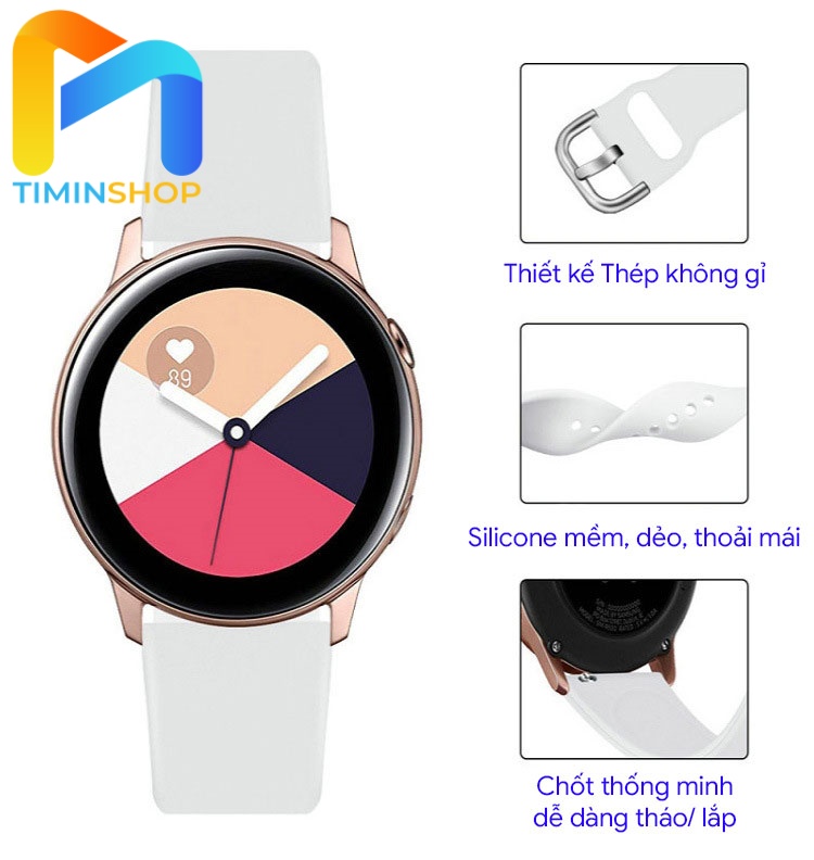 [HCM]Dây đồng hồ cho Samsung Active 1/ Active 2 40/ 44mm (DGNT)