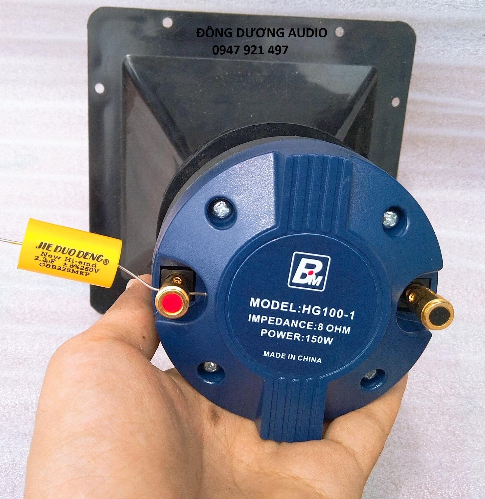 Bộ 1 chiếc loa treble sân khấu bm 350 - loa treble rời kèm họng - loa tăng treble rời