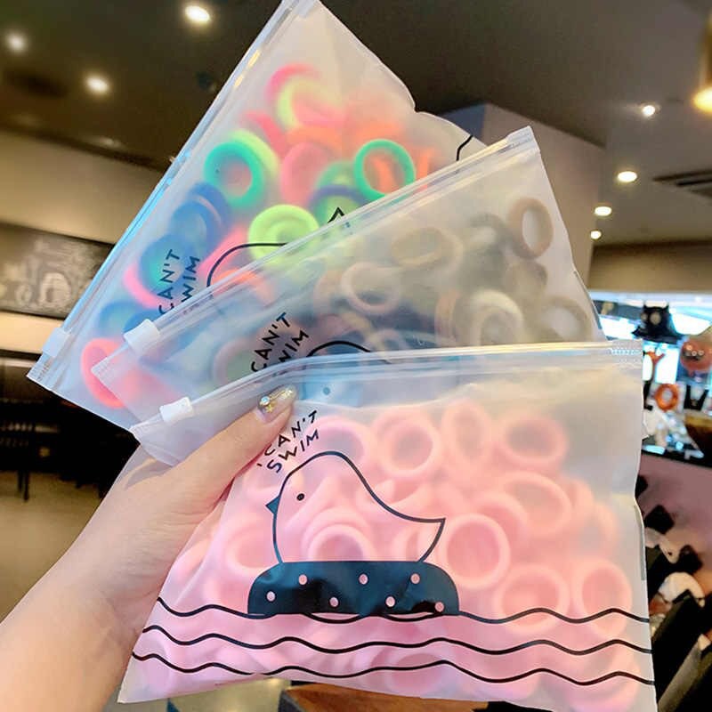 Set 50 chun tóc co giãn nhiều màu lựa chọn dành cho nữ
