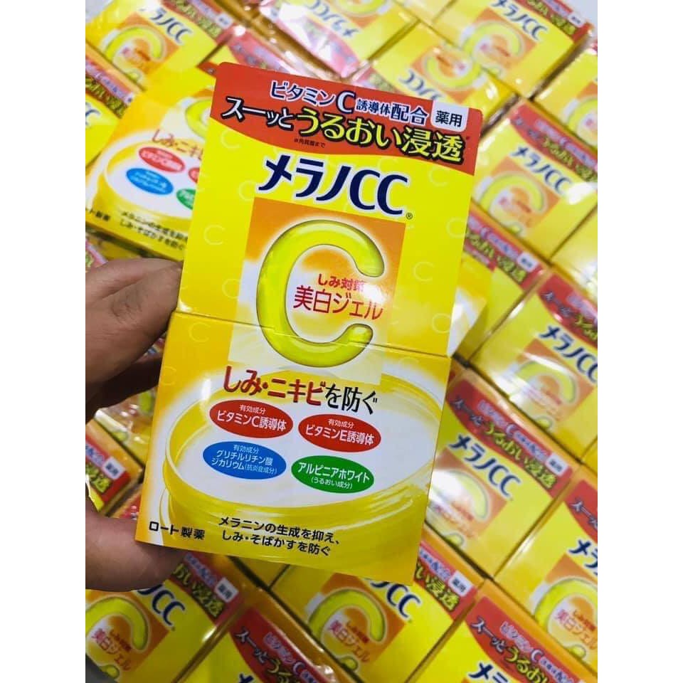 Kem cc melano dạng hũ.