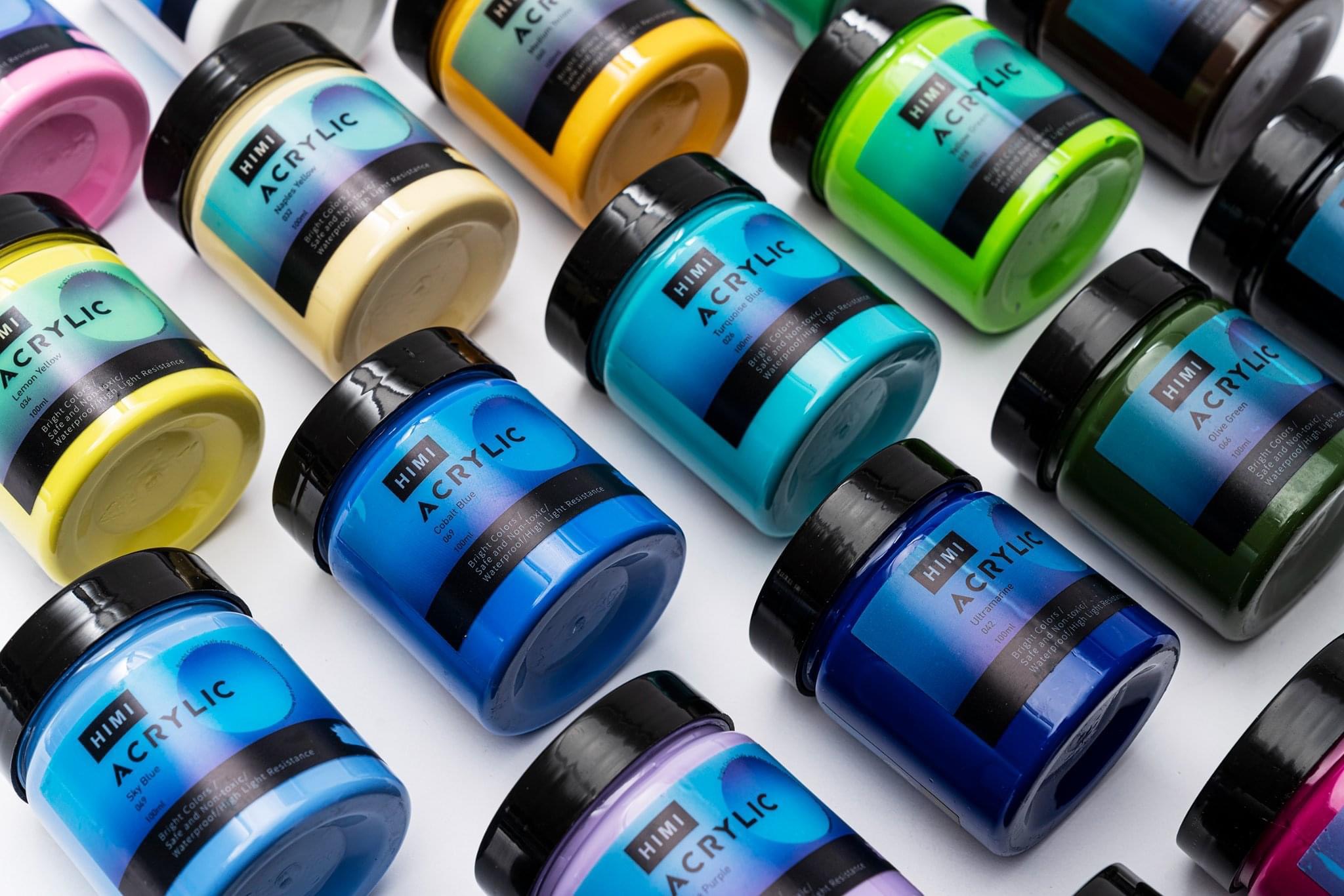 [Giao Hỏa Tốc] Màu Acrylic HIMI MIYA - Hũ 100ml