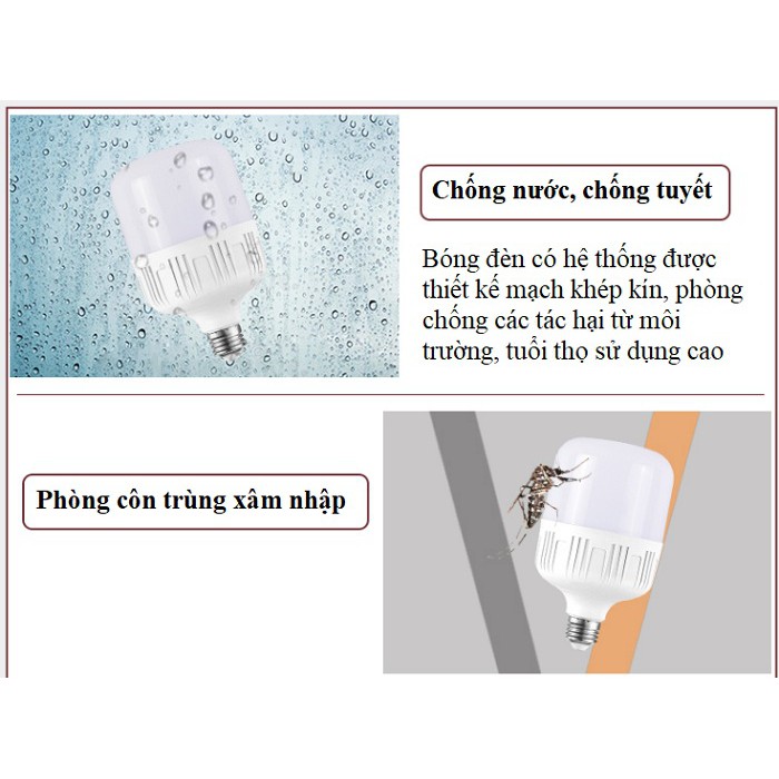 Dây đèn thả cổ điển bóng đèn led búp trụ trang trí 9w
