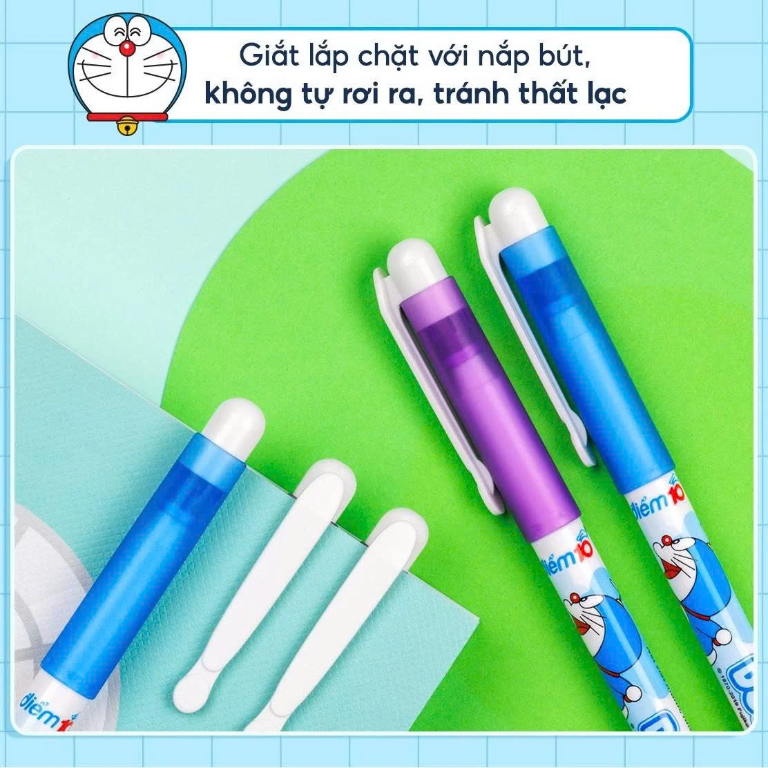 Bút Lông Kim Thiên Long - FL-04/DO - Mực Tím - Mực Xanh