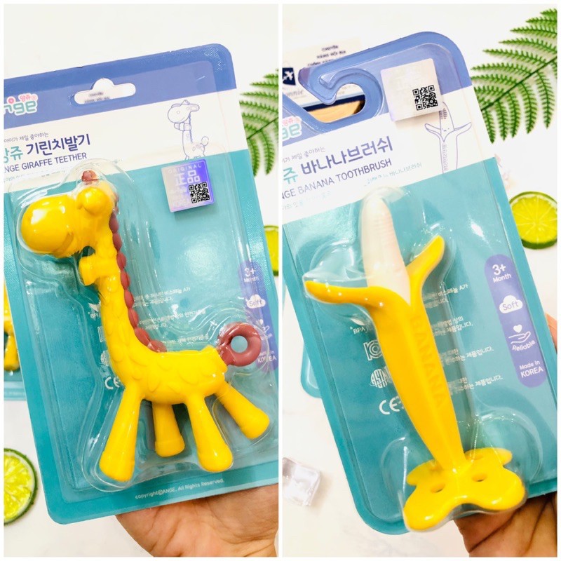 Ngậm nướu Ange hình quả chuối AG044