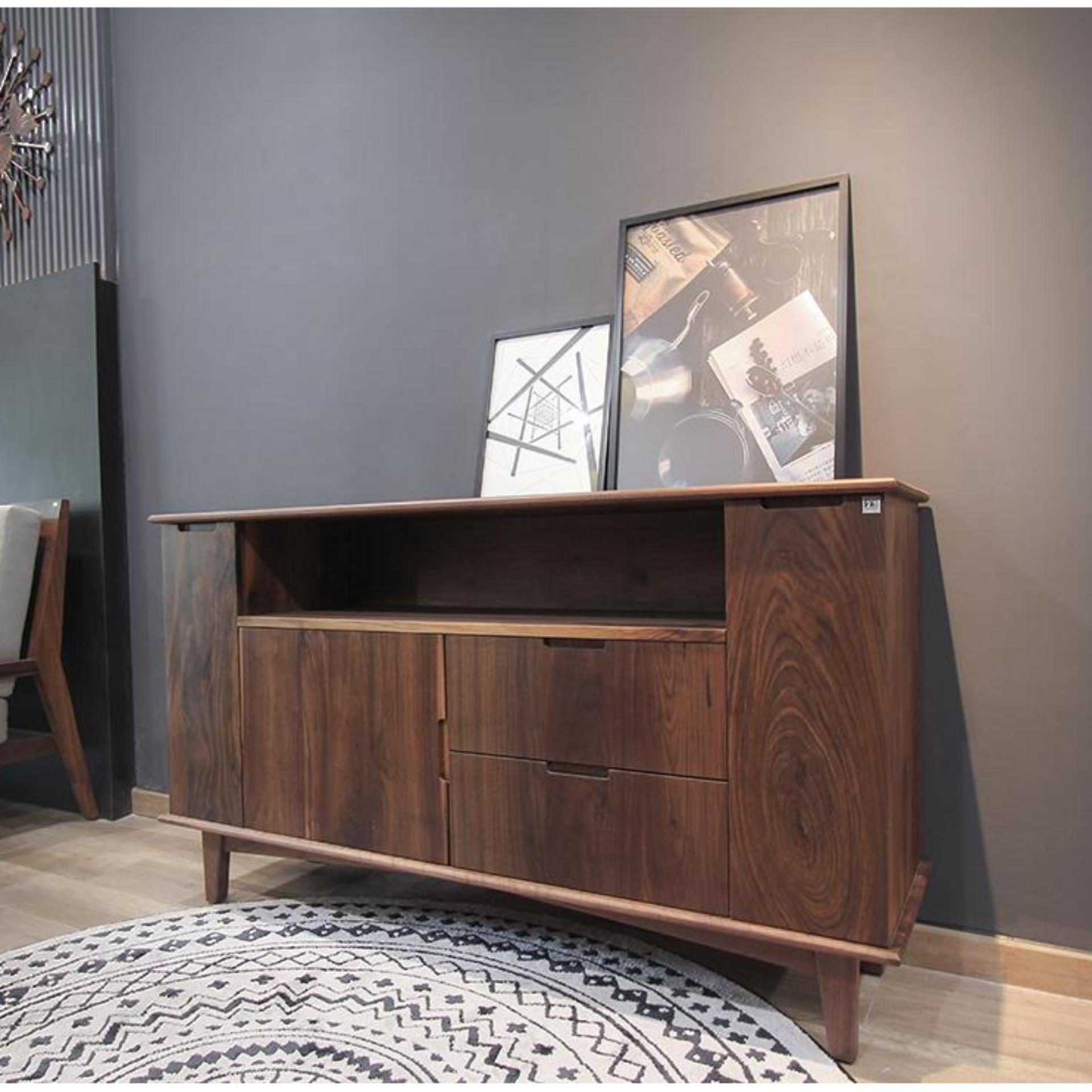 TỦ CONSOLE TOKI GỖ WALNUT ( ÓC CHÓ) - NỘI THẤT TAM DESIGN