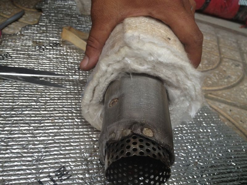 Bông độ pô xe máy cách nhiệt ceramic
