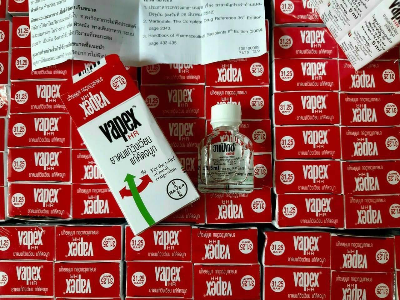 Dầu nghẹt mũi VAPEX THÁI LAN 5ml