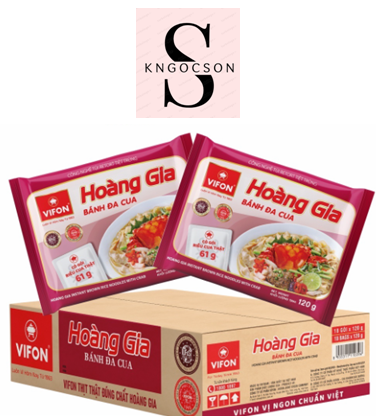 Hoàng Gia Bánh Đa Cua (120g /18 Gói)