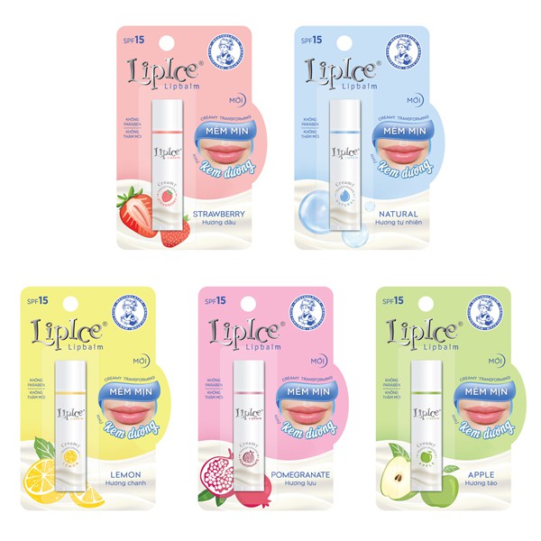 Son dưỡng không màu lip ice 4.3g lip blam