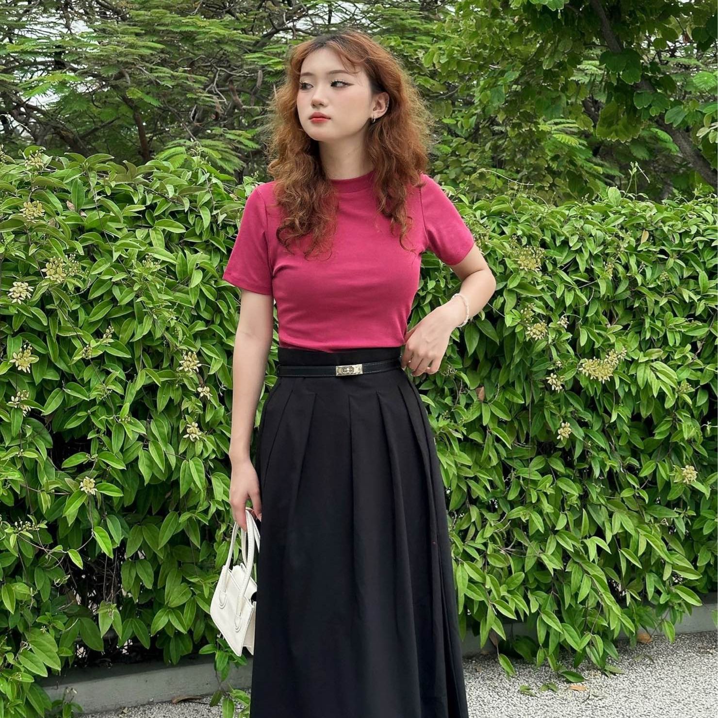 Áo thun form ôm tôn dáng Lady Tee Maxy Workshop