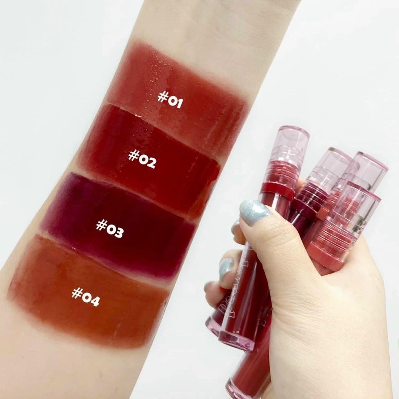 SON TINT BÓNG LILYBYRED GLASSY LAYER FIXING TINT 08 10 16