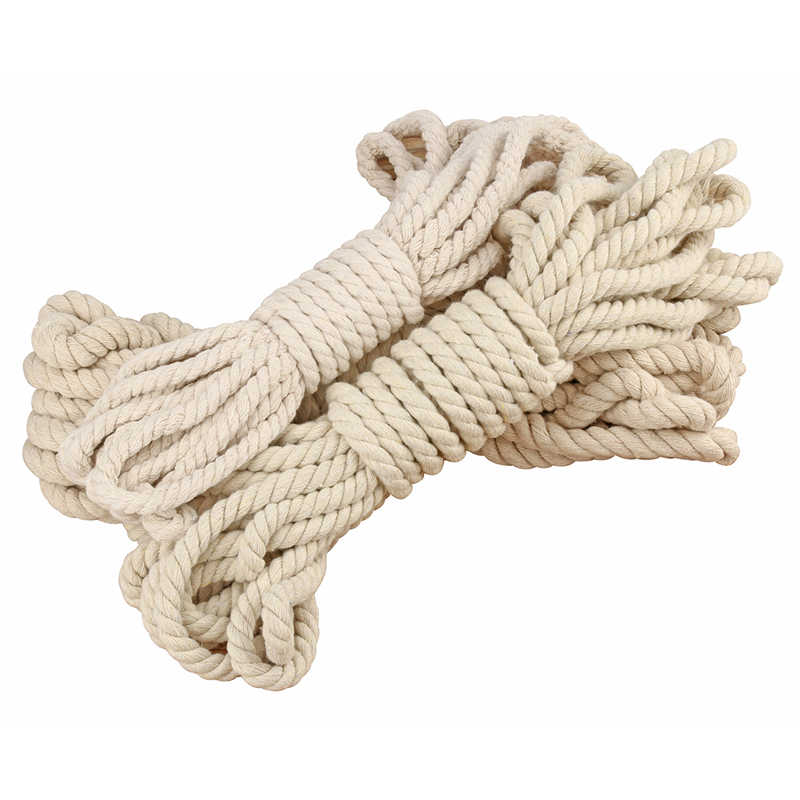 [HCM]1kg dây macrame 3-5mm cotton màu ngà