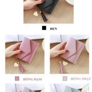 Ví nữ ngắn cầm tay mini sang đẹp