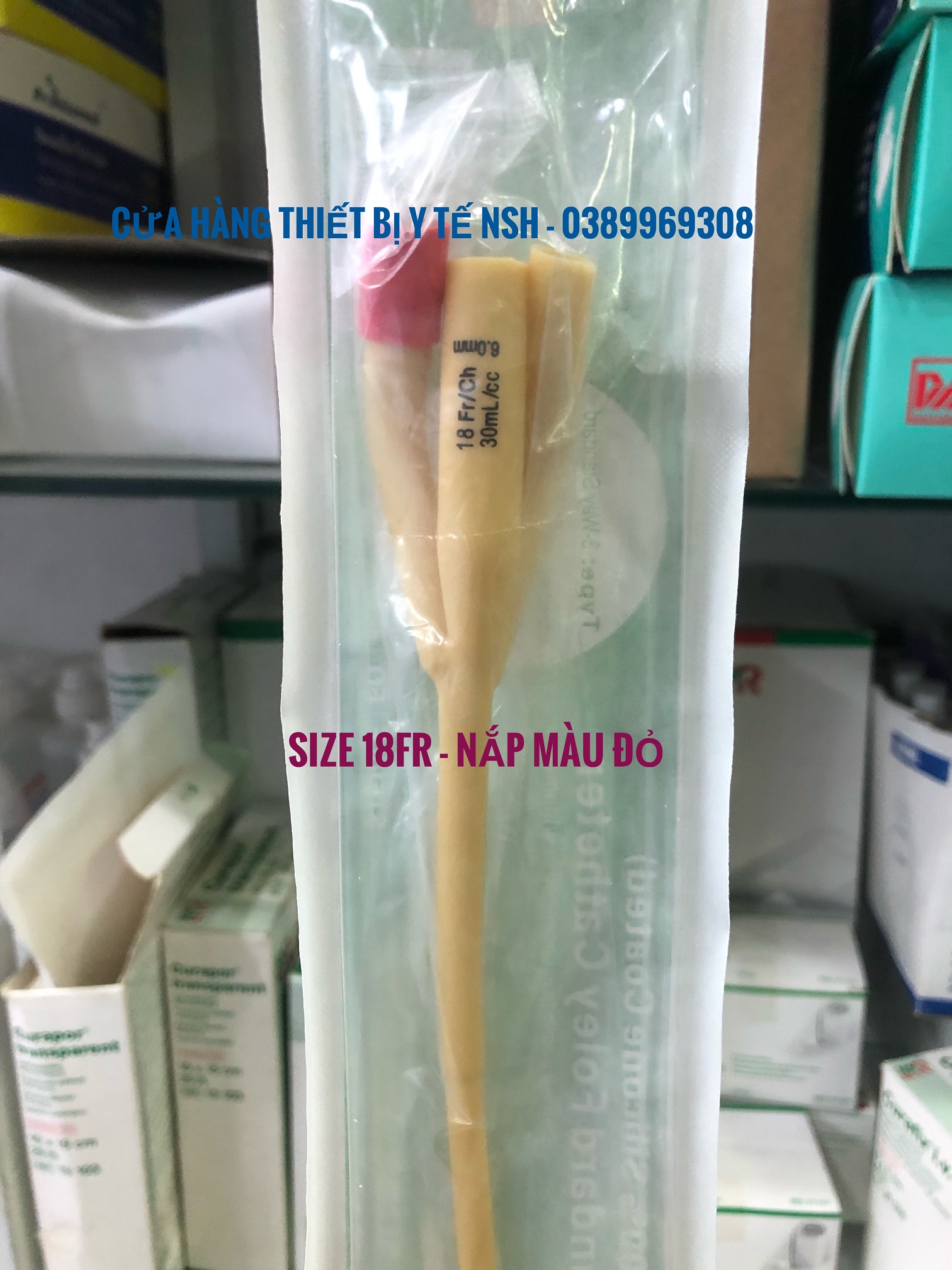 ❤️ Ống thông tiểu ống xông tiểu 3 nhánh, dây thông tiểu dây xông tiểu 3 nhánh, sonde foley thông xông tiểu 3 nhánh 16fr 18fr 20fr 22fr 24fr cho nam, nữ GREETMED