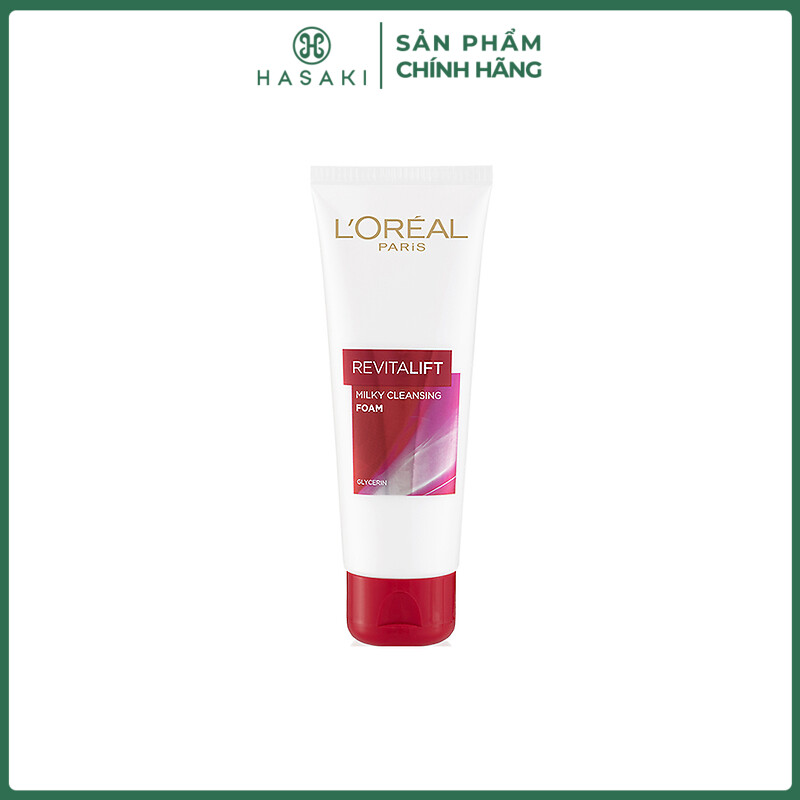 Sữa Rửa Mặt L'Oreal Săn Chắc Da 100ml Revitalift Milky Foam Hasaki Sản Phẩm Chính Hãng