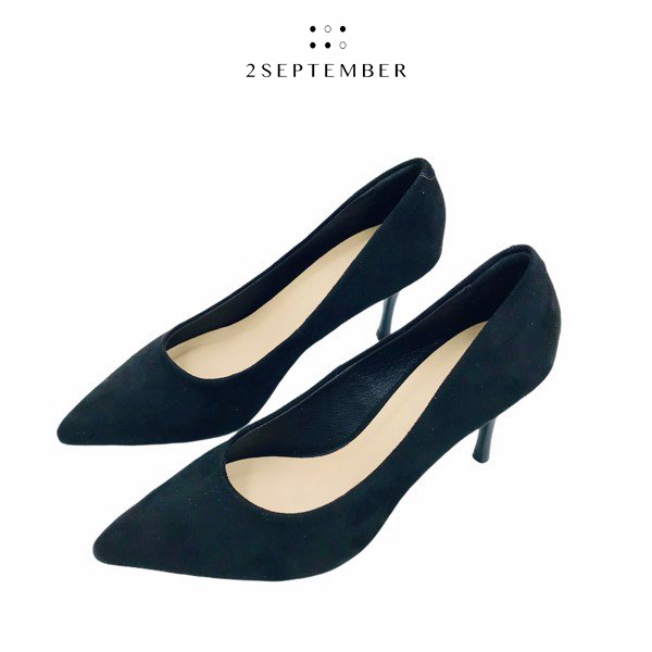 [HCM]Giày cao gót 8cm mũi nhọn 2September Cosmo 8 Black