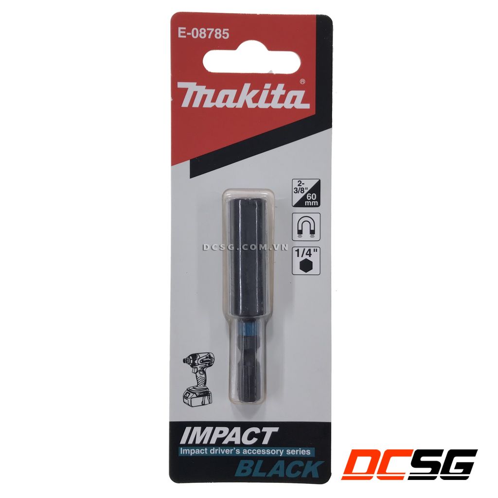 Đầu nối vít có từ tính dài 60m impact black makita e-08785 | dcsg