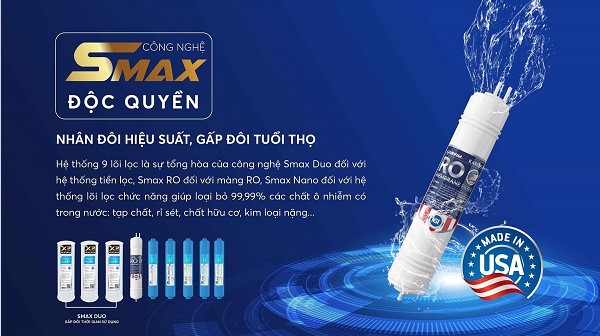 [Trả góp 0%]Máy lọc nước R.O Hydrogen Karofi M-I129/H 9 lõi