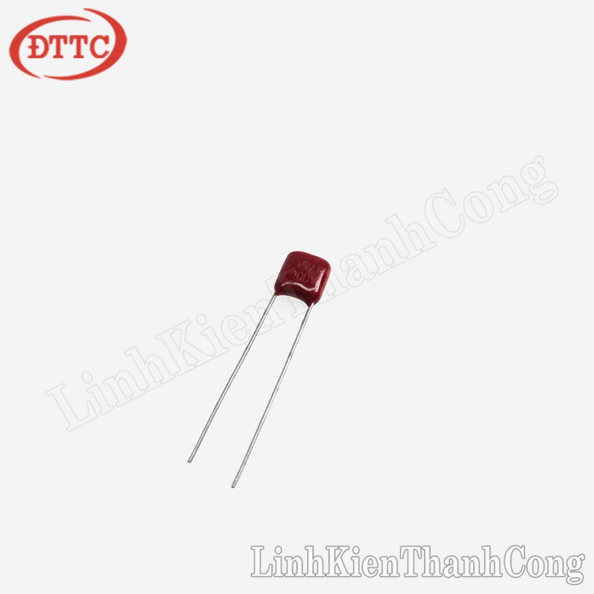 Bộ 2 Chiếc Tụ CBB 1.5nF 152J 100V 5mm