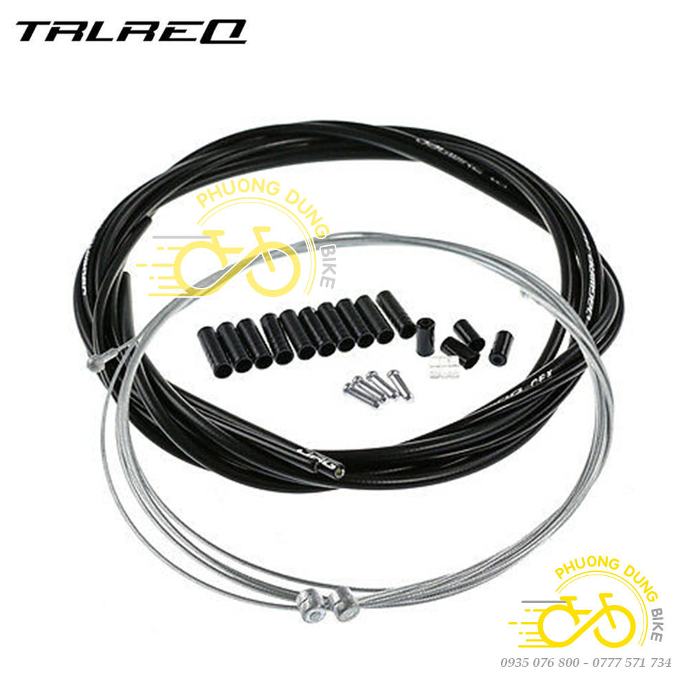 Bộ vỏ dây đề - dây phanh xe đạp có ruột dây phanh TRLREQ