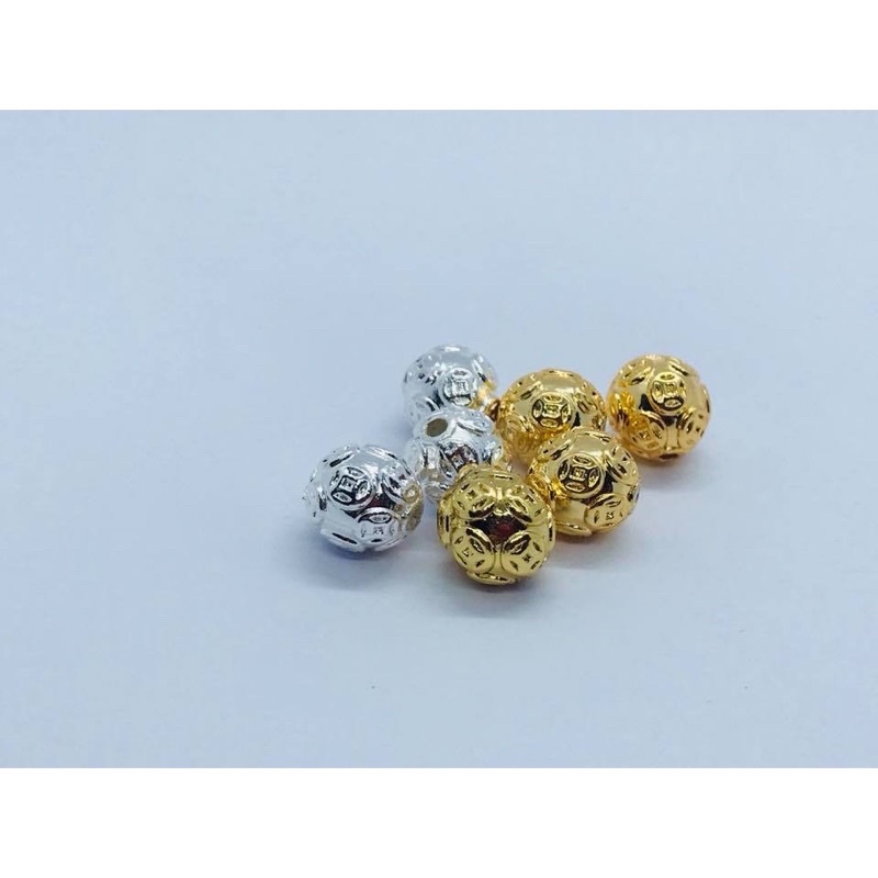 Combo 2 Bi 8ly Bạc 925 - Bi Bạc - Bi Bạc Xi Vàng