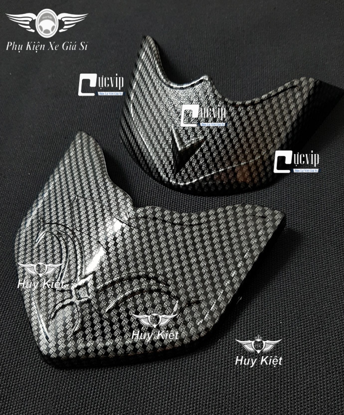 Ốp Mỏ Và Đuôi Dè Trước Sau Xe Vision 2014 - 2020 Carbon MS3450