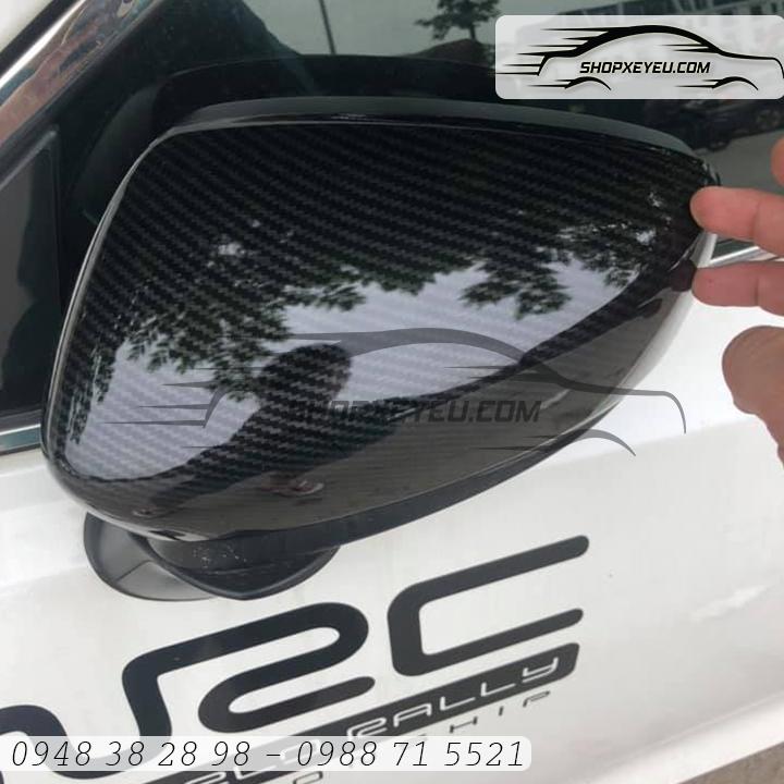 Ốp gương vân carbon cho Mazda 3 facelift ( năm 2017 đến 2019) , 6 đời facelift (2017 đến 2019)