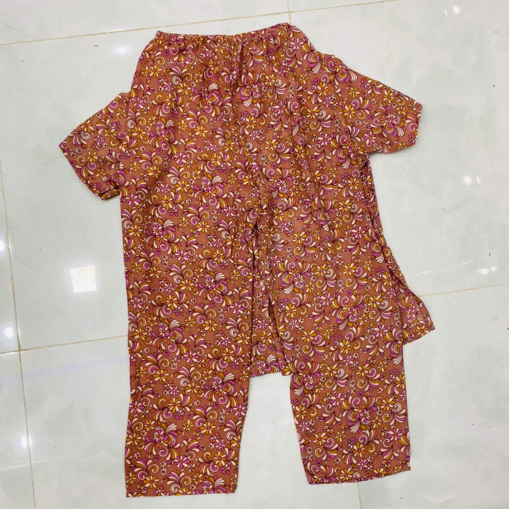 Đồ Bộ Bà Già 2 Túi Vải Siêu Lụa Đồ Bà Ba Mặc Nhà Thoáng Mát