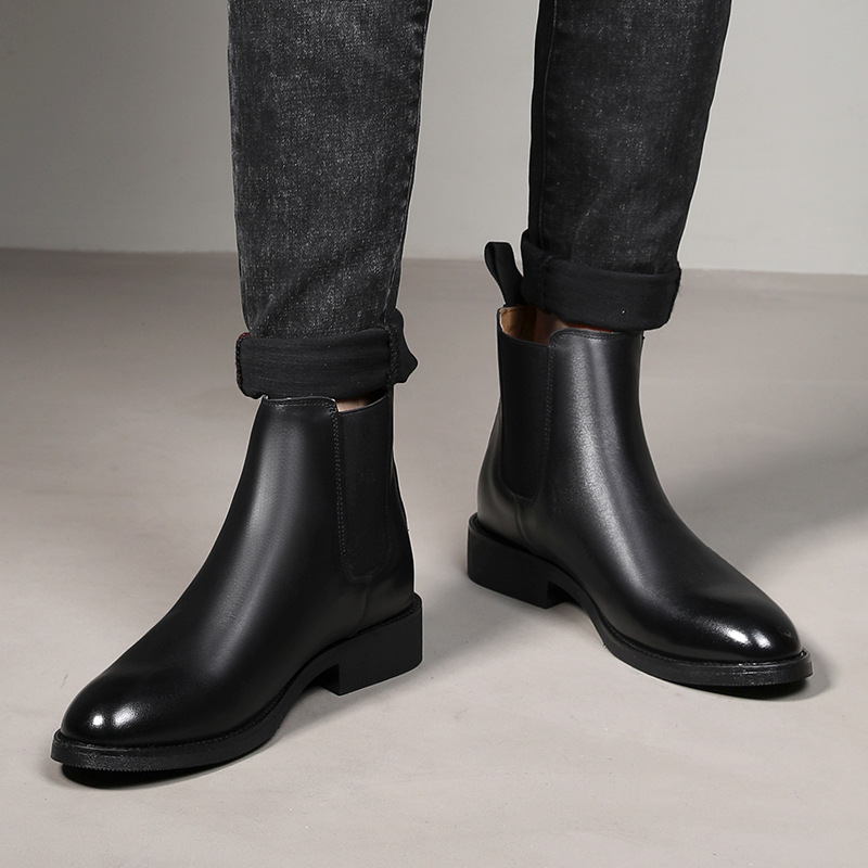 Giày Chelsea Boot Da Bò Cao Cấp