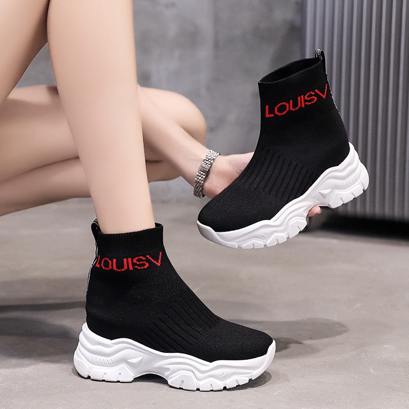 Giày thể thao sneaker nữ độn đế hàng hot Trend