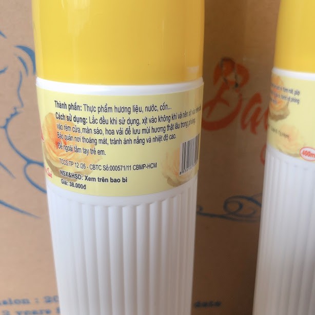 Xịt phòng làm thơm hiệu kiara 400ml