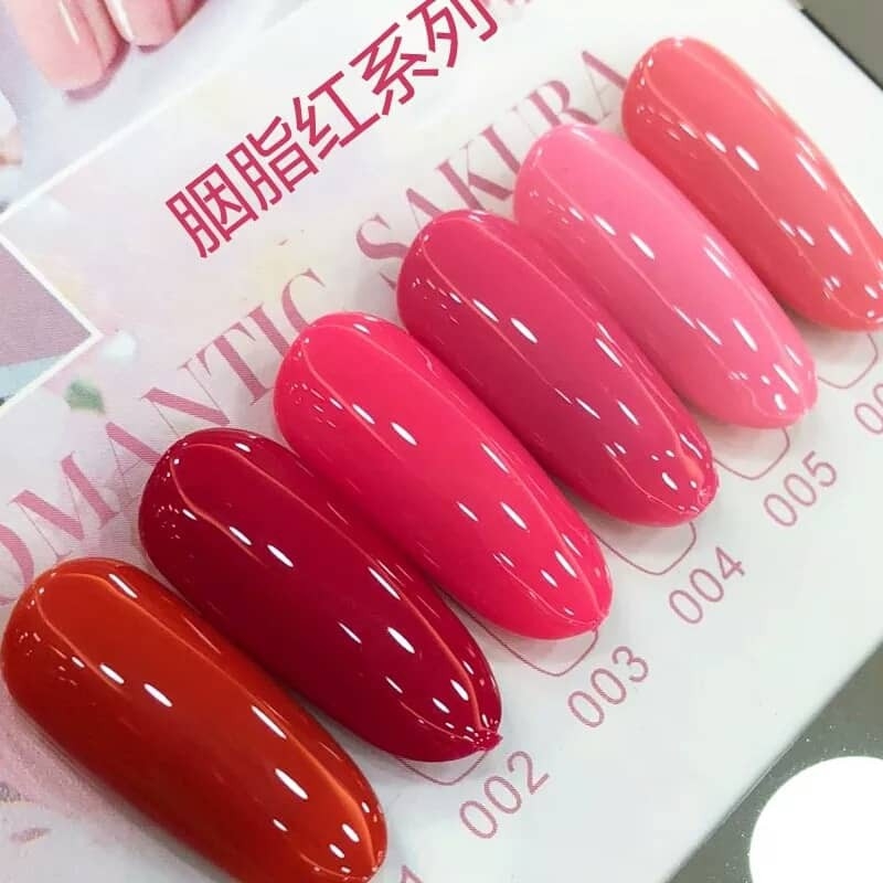 [HCM]Sơn gel AS - màu đỏ hồng mã RH