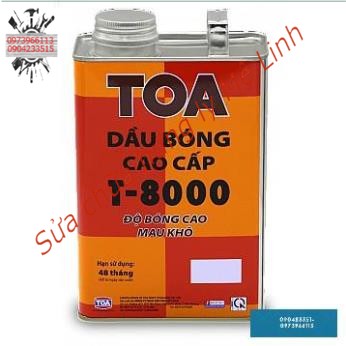 Dầu bóng cao cấp toa t-8000