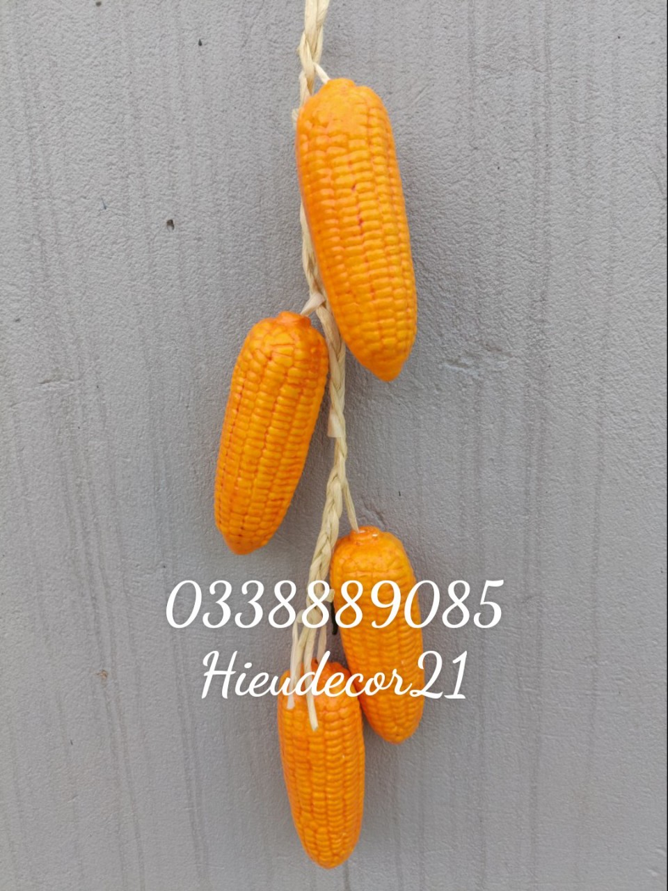 Dây hành tỏi ớt, lạc trang trí (củ quả giả)