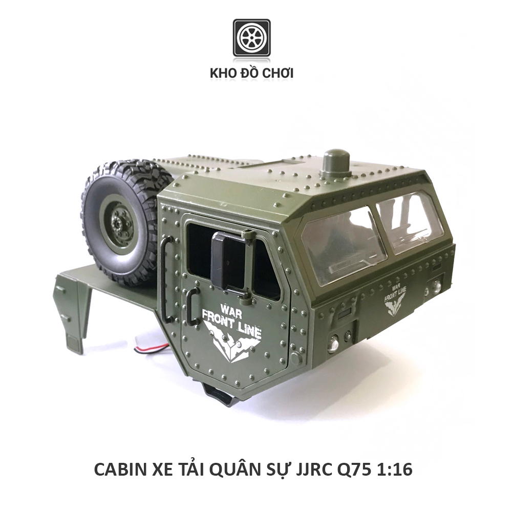 Cabin xe tải JJRC Q75 HEMTT 6x6 1:16