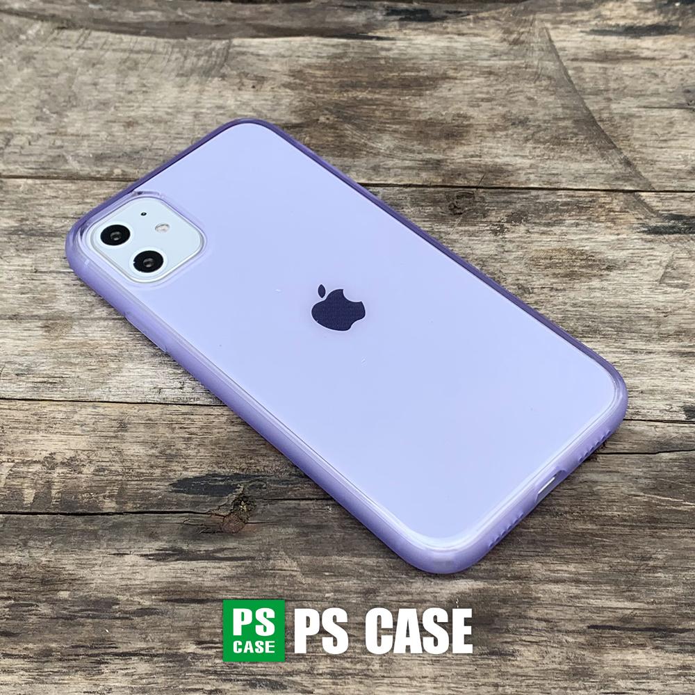 Ốp lưng dẻo chống sốc cao cấp dành cho iPhone 11 - Màu tím mờ - PS Case Phân Phối